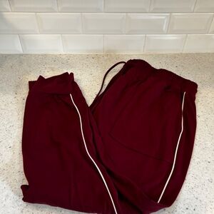 Lou & Grey Burgundy Joggers XL